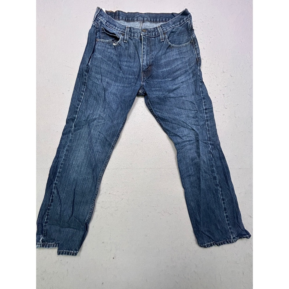 Levi's 527 Slim Bootcut‎ 100% Cotton Dark Wash Denim W33 L30 Mens